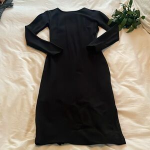 Open back cocktail dress